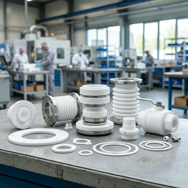 High-performance PTFE industrial components